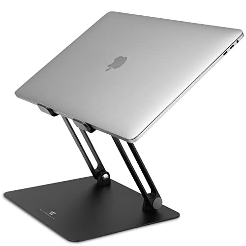 good2have - Black Beauty - Laptopstandaard van aluminium voor comfortabel en gezond werken & surfen - Notebookstandaard - Voor laptops van 10 tot 15,6 inch (laptophouder/laptopstandaard)
