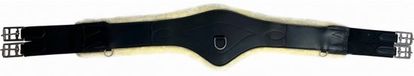 T.de.t Sangle anatomique en cuir pour chevaux Mouton Noir Unisexe