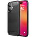 Gel-beschermhoes, iPhone 16 Plus (6,7 inch) Gel-beschermhoes, TPU, type carbon, zwart