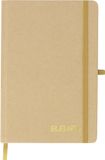 Merkloos Notitieboekje Elevate - lijntjes - A5 formaat - goud - 14 x 21 cm