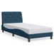 VidaXL Bedframe fluweel blauw 80x200 cm