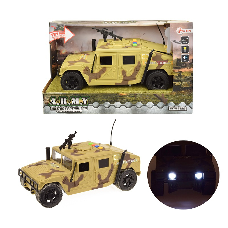 Toi Toys Speelgoed Pantserwagen - Zandcamouflage