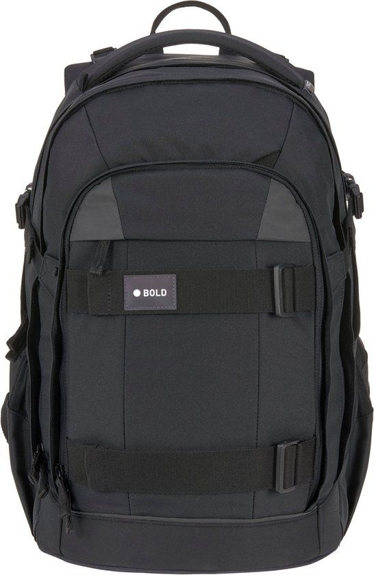 LÄSSIG Origin Bold School Backpack - Black - 30L - 15 inch Laptop Compartment