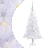 vidaXL Kunstkerstboom met 150 LED Wit 120 cm PVC en Staal
