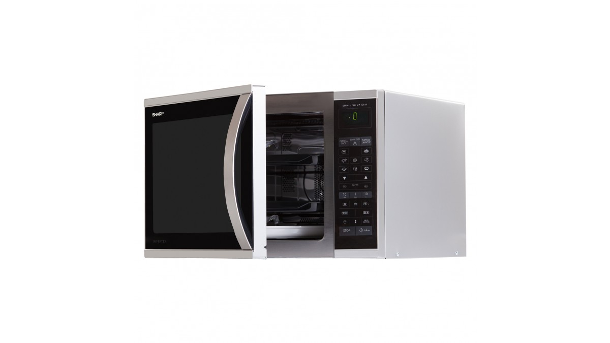 Sharp R-971INW Combination Microwave - Silver Stainless Steel - 40L