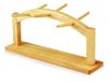 H & H Portemonnee van hout Cm20X40 keukengerei bruin 20x40 cm