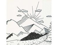 Servetten Graphical Landscape Servetten papier Graphical Landscape 33 x 33 cm. 20U