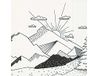 Servetten Graphical Landscape Servetten papier Graphical Landscape 33 x 33 cm. 20U
