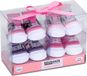 BRUBAKER 4 Paires Chaussettes pour Bébés Filles 0-12 Mois - Douche de Bébé - Cadeau - Coffret Cadeau pour Nouveau-nés en Coffret Cadeau avec Noeud - Jolie Basket Rose