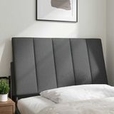 VidaXL Hoofdbordkussen "Hanko" 80 cm Stof Donkergrijs