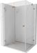 Mexen Lunar-F cabine de douche pliable gauche 85 x 80, transparent, cuivre brossé