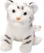 Wild Republic Knuffel Tijger Junior 30 Cm Pluche Wit
