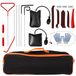 Jeu d'outils pour voitures - 16 pièces - Outil à longue portée - Coussin d'air avec pompe - Gants - Sac de transport - Convient pour le travail du métal