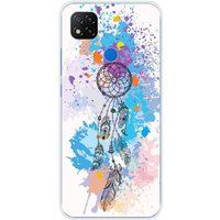 Xiaomi Redmi 9C Bedrukt siliconen hoesje dreamcatcher color