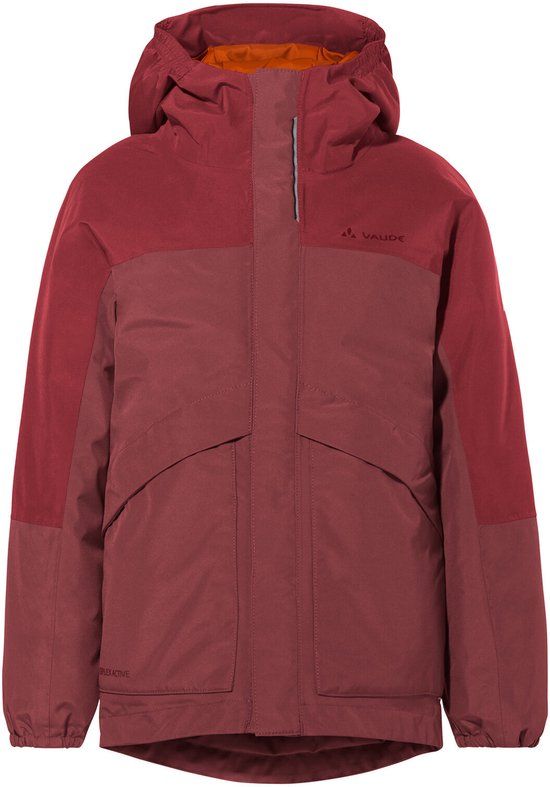 VAUDE Kids Escape Padded Jacket, Jas, Regenjas, outdoorJas, Regenjas, met kap, Hardshell Jas, Regenjas, waterdicht, winddicht, Kinderen, Outdoorjas