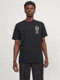 JACK & JONES JORNOTO GRAPHIC CHEST TEE SS C.N LN T-shirt Homme Noir Coton M