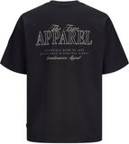 JACK&JONES JJEBARRON STUDIO TEE SS O-NECK Heren T-shirt Zwart XXL