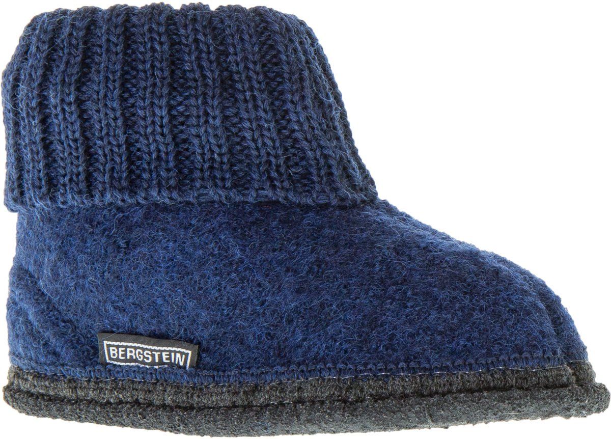 Bergstein Sloffen - Maat 38 - Unisex - blauw/zwart
