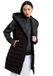 French Connection Iloani Doudoune Mi-longue Gilet Noir/noir