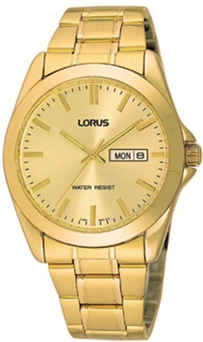 Lorus RJ608AX9 - Heren - Horloge - Staal - Goudkleurig - 37 mm