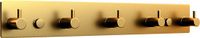 EAVY - Wandkapstok - 5 Haaks - 32 cm - RVS - Goud