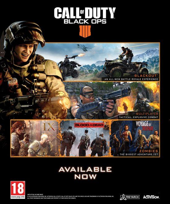 Activision Blizzard Entertainment Call of Duty: Black Ops 4 - PS4