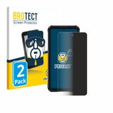 BROTECT - privacy screenprotector voor Ulefone RugOne Xever 7 Pro - Folie Beschermfolie Blauwlichtfilter 2 Stuks