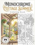 Monochrome Cottage Summer Coloring Book