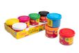 Jovi P508 vloeibare verf, 8 blikjes à 35 ml, meerkleurig, gemakkelijk te wassen, glutenvrij, ideaal voor school