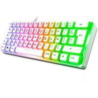 Spirit Of Gamer Bedraad Gaming toetsenbord Halfautomatisch Pro K2 Franse Azerty Wit