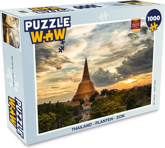 MuchoWow Puzzel Thailand - Planten - Zon - Legpuzzel - Puzzel 1000 stukjes volwassenen