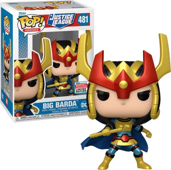 Funko POP! Big Barda 481 Justice League - NYCC 2023 Exclusive LE - Action Figure