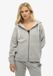 Superdry Athletic Essentials hoodie met losse pasvorm en rits voor dames - Glacier Grey Marl
