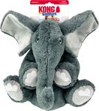 Kong Comfort Kiddos Jumbo Olifant | Zacht Pluche Hondenspeelgoed Blauw