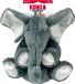 Kong Comfort Kiddos Jumbo Olifant | Zacht Pluche Hondenspeelgoed Blauw