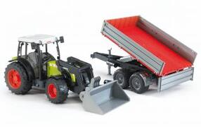 Bruder Claas Nectis 267 F with Tipping trailer