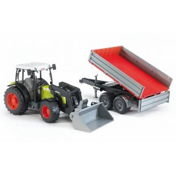 Bruder Claas Nectis 267 F with Tipping trailer