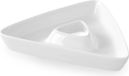 HENDI Driehoekig bord – Hard porselein – Stoot- en slijtvast – 176x161x27 mm – Roomwit