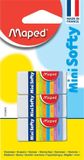 Maped Potloodgom Softy Mini, Blister met 3 stuks