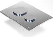 Tece Plaque de commande pour WC Loop Plastique Chrome brillant