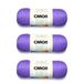 Caron Simply Soft Grape Brites Garen - 3 Pack van 170g/6oz - Acryl - 4 Medium (Worsted) - 300 Yards - Breien/haken