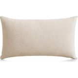 ECOMMERC3 Kussensloop, 30 x 50 cm, decoratie met bankovertrek, beige, elegant en veelzijdig ontwerp om je kamer te vernieuwen