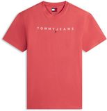 Tommy Hilfiger Tommy Jeans T-shirt Korte Mouw Katoen Heren S Rood