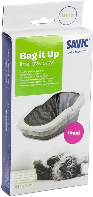 Savic Bag It Up Kattenbakzakken - 12 stuks - 55x43cm