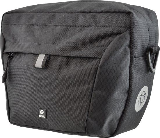 AGU Performance Stuurtas KLICKfix - 4L - Zwart - Waterdicht - Gerecycled Polyester