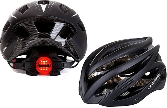 Kingbike MTB helm met verlichting E-bike Fietshelm met verlichting <gt/><gt/> ingebouwd achterlicht. Licht van gewicht en extra veilig in het verkeer
