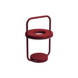 Fermob - Lampe d'extérieur sans fil rechargeable Ulli - Rouge - ABS - Designer Studio Fermob