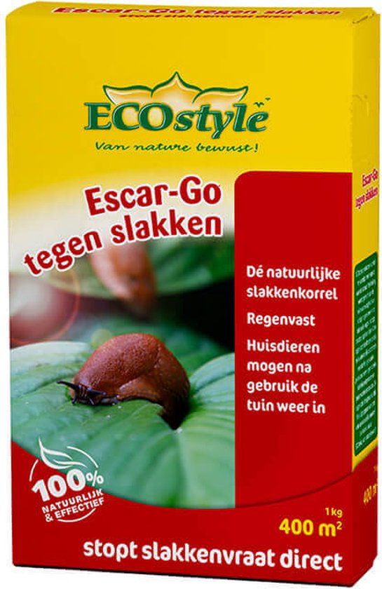 ECOstyle Escar-Go Slakkenkorrels - 1 KG - Regenvaste Slakkenbestrijding