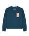 Watapparel Sweatshirt 'Tarot The Reader' petrol / gemengde kleuren