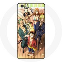 Maniacase Hoesjes voor Huawei P8 Lite One Piece Luffy Poster Crews Manga Anime